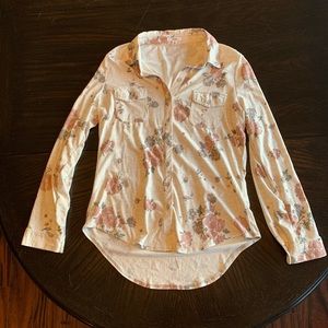 4/$30 Ardene | Floral Button Up Shirt